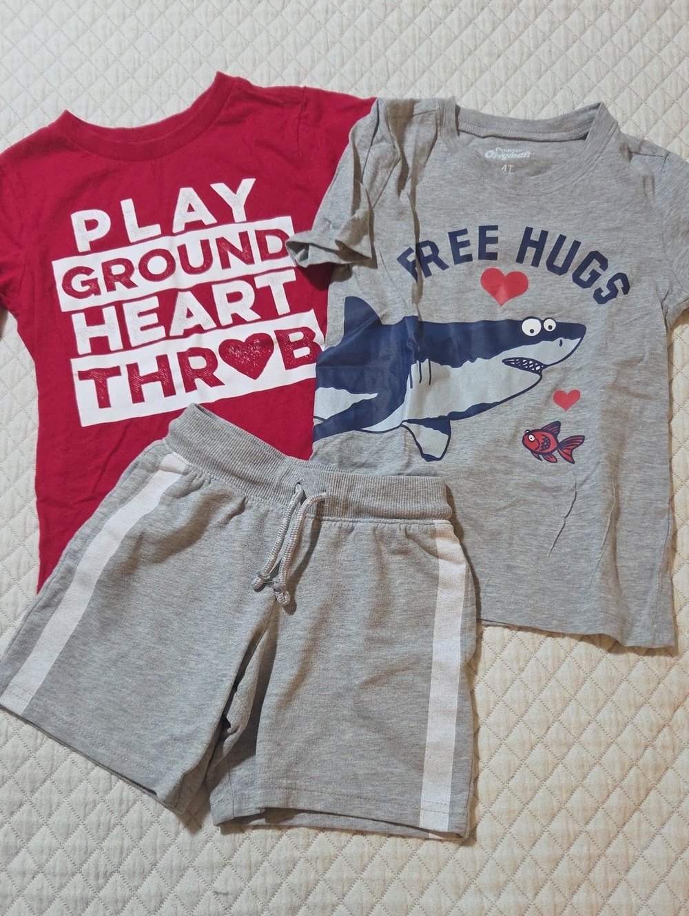Kids 4t Shirts And Shorts, Childrens Place, Cat And Jack,& Osh Kosh